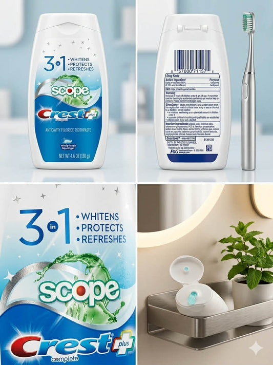 Crest Complete + Scope Toothpaste 4.6oz -Mint