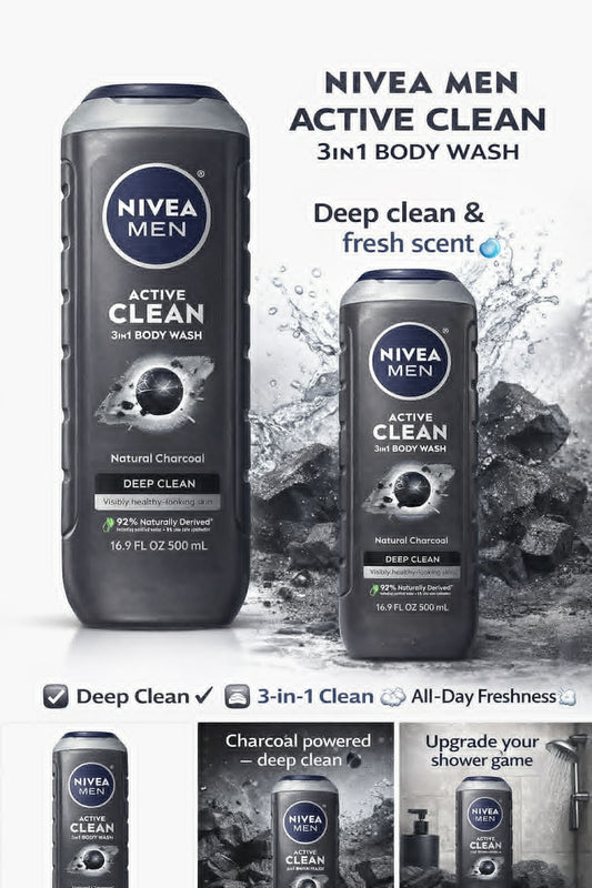 Nivea Men-3 in 1 Bodywash 16.9 fl/oz
