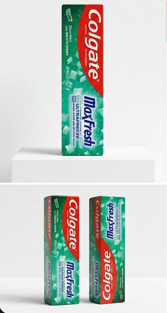 Colgate -Max Fresh ,Clean Mint with Breath Strips 6.3oz
