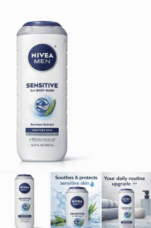 Nivea Men-3 in 1 Bodywash 16.9 fl/oz