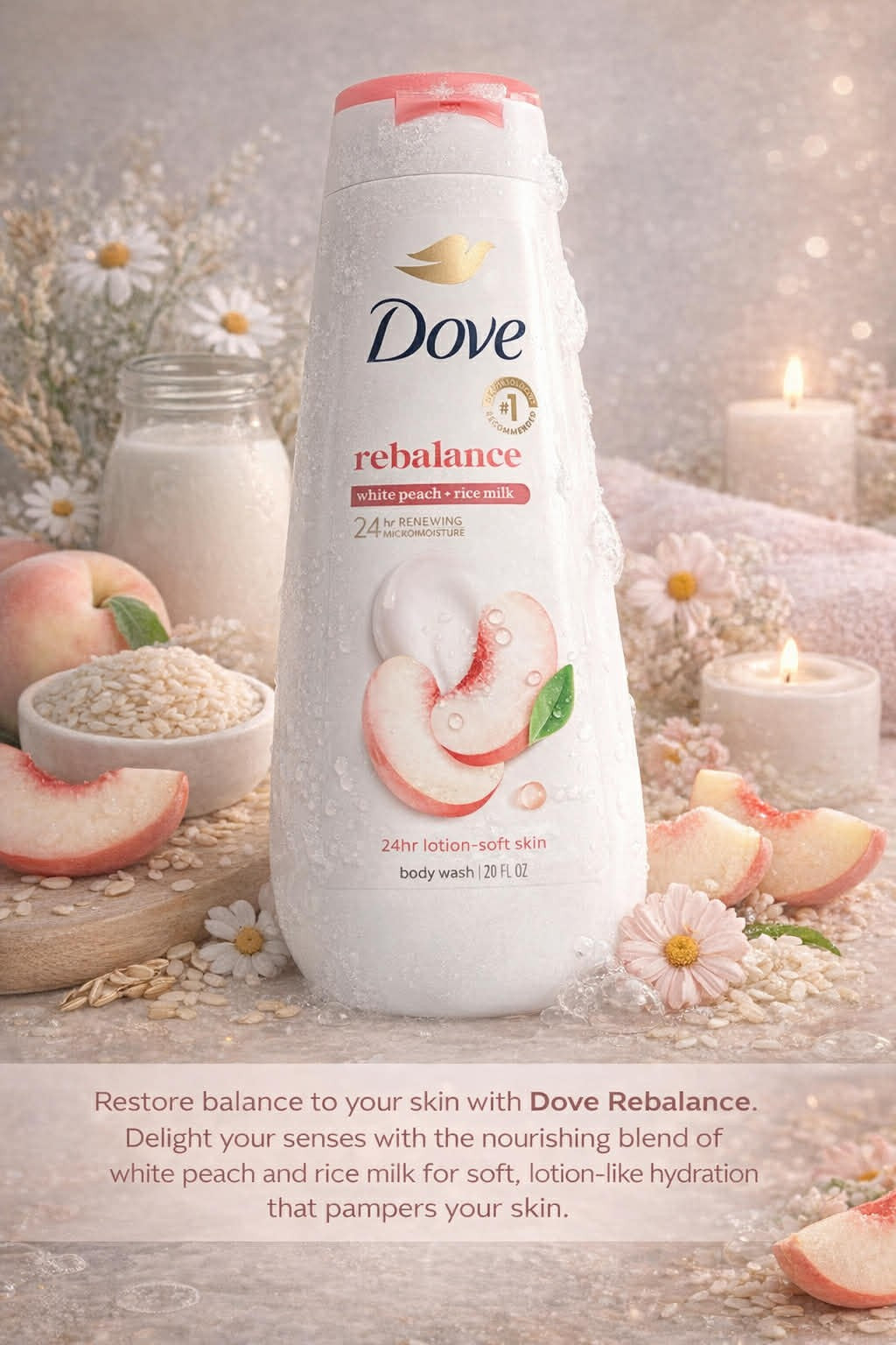Dove Anti-Bacterial Body Wash 20fl oz