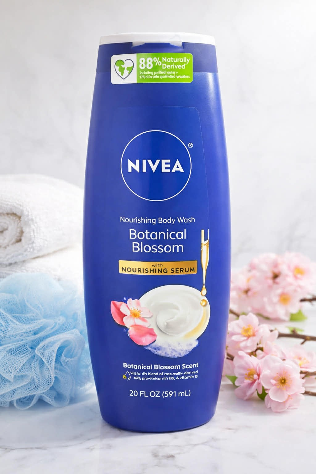 Nivea-Botanical Blossom Scent Bodywash 20FL OZ
