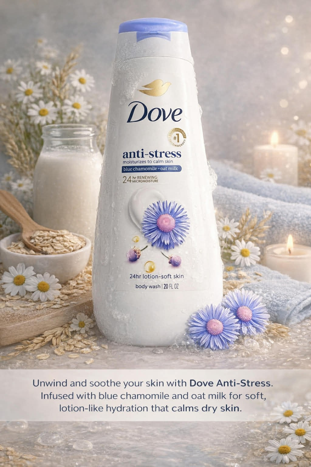 Dove Anti-Bacterial Body Wash 20fl oz