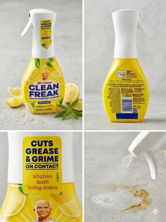 Mr.Clean Freak ,Multi-Purpose Cleaner ,Lemon Zest 16fl/oz